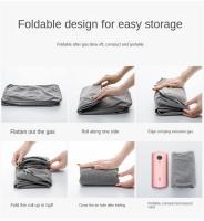 Almohada De Viaje Inflable Para Cuello Y Barba Soporte De Cabeza Y Mentón Para Avión Oficina Descanso Moderna PVC Adultos - details 9
