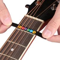 Etiquetas De Mapa De Notas Para Dedo De Guitarra Miwayer Pegatinas Transparentes Y Negras Para Principiantes De 6 Cuerdas - details 4
