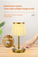 Lámpara De Mesa LED USB Pliegue Atmosfera Luz Para Decoración De Ambiente Para Barra De Restaurantes Luz Nocturna Para Café Y Dormitorio Fuente De Alimentación DC Incluye Batería De Líquido De Litio - details 5