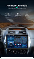 Junsun-autorradio X7 PRO 2K con Android para coche reproductor Multimedia inalámbrico con CarPlay 11.5 pulgadas para Suzuki SX4 2006 2007 2008 2009 2010 2011 2012 2013 - details 0