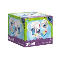 Stitch, Pinta Tu Taza Propia de Stitch, de Ceramica, Con 6 Pinturas + Pincel, Lleva Asa, 380 ml, Totum - Kiglam - details 0