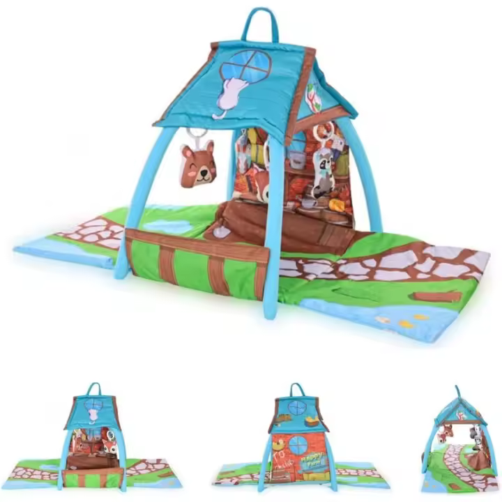 Lorelli Alfombra de juegos para bebes Little House de Lorelli - 1