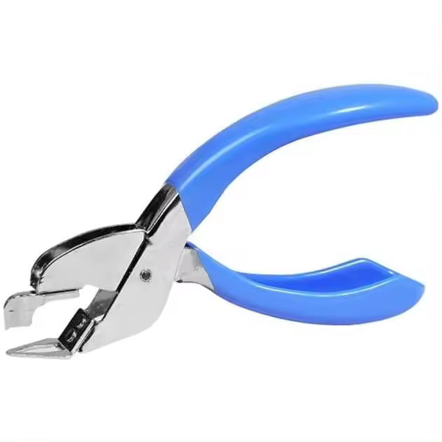 Quitagrapas Herramienta rápida para quitar grapas, Extractor de grapas, Quitagrapas, Quitagrapas con mangos de goma, Herramienta de garra de oficina Extractor para quitar grapas fácilmente Práctica para la familia - 1