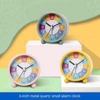 Reloj de pared educativo para aprender la hora, silencioso, decorativo, para aulas o dormitorios, color azul. - details 0