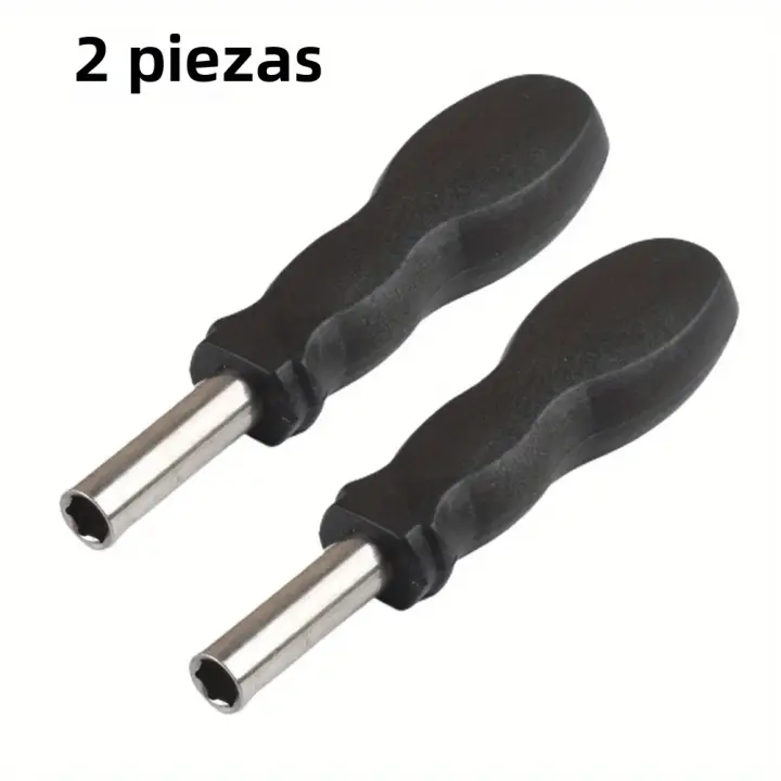 Manija De Destornillador Hexagonal De Acero 45# 1/4 Pulgada Para Bits De Destornillador Con Diámetro De Tira De 6.35 Mm - 1