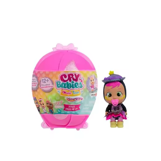 BEBÉS LLORONES LÁGRIMAS MÁGICAS Storyland Dress Me Up Agatha| Muñeca coleccionable que Llora de verdad con Ropa a vestir y Accesorios - Juguete y Regalo para niños y niñas +3 Años - 1