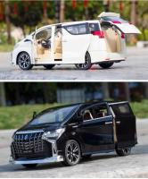 Modelo De Coche De Escala 1/24 Alphard En Aleación De Metal Simulación Vehículo MPV Con Sonido Y Luz Juguete Para Niños Regalos - details 12