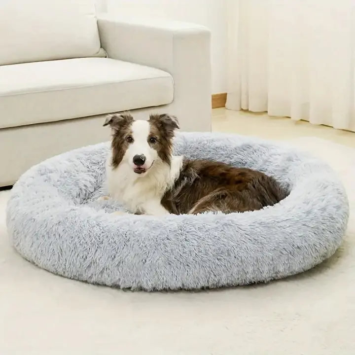 Sofá Suave Para Perros Y Gatos Almohadilla De Descanso De Peluche Larga Para Mascotas Producto De Casa Animal Para Dormir - 1