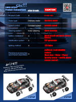 Kamtom Drift Carrocería De Control Remoto RC Racing Dragster Juguete Para Adultos Y Niños Modelos De Alta Calidad Regalo - details 20