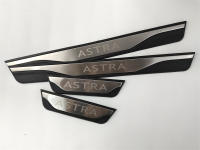4Pcs/Lot ABS Acero Inoxidable Para OPEL ASTRA J K L 2009-2021 Placa De Bajo Puerta Decorativa Saludo Pieza Cubierta De Interior Del Coche - details 0