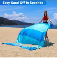 Manta de Playa de gran tamaño, Tapete impermeable y duradero, equipado con bolsas de Arena a prueba de viento y 4 Esquinas con estacas para Fijación al suelo - details 2