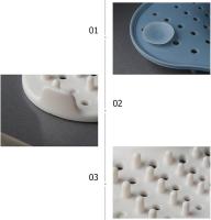 2 piezas de drenaje de ducha, drenaje de silicona, cubiertas de drenaje de ducha, drenaje de ducha, tapón de fregadero con ventosas, para cocina, bañera y baño - details 1