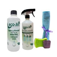 ECOJIN ORIGINAL INTENSE NEUTRO SIN AROMA ESPECIAL ALERGIAS O INTOLERANCIAS LIMPIADOR MULTIUSOS DESENGRASANTE BIODEGRADABLE QUITAMANCHAS - Producto de Limpieza Eco-Amigable y Eficaz - Marca Laboncler - details 0