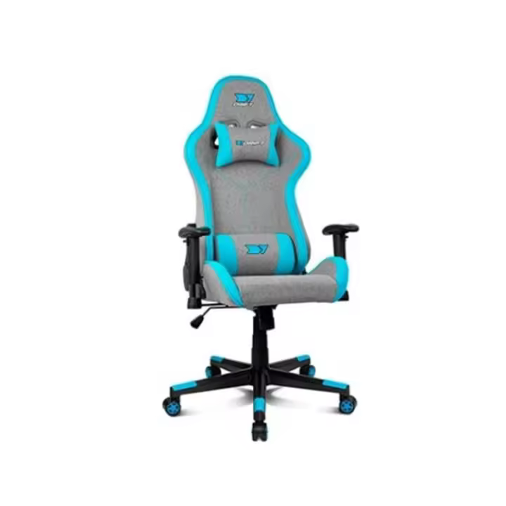 Silla gaming drift dr90 pro gris - azul - 1