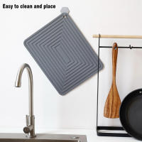 Alfombrilla De Silicona Para Cocina Cuadrada Gruesa Antideslizante Modelo Ondulado Protectora Para Mesas De Cocina Ecológica - details 3