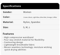 Shorts De Fitness Para Mujer Con Levantamiento De Caderas Y Cintura Alta Yoga Deporte Ciclismo Sin Costuras Talla Verdadera - details 0