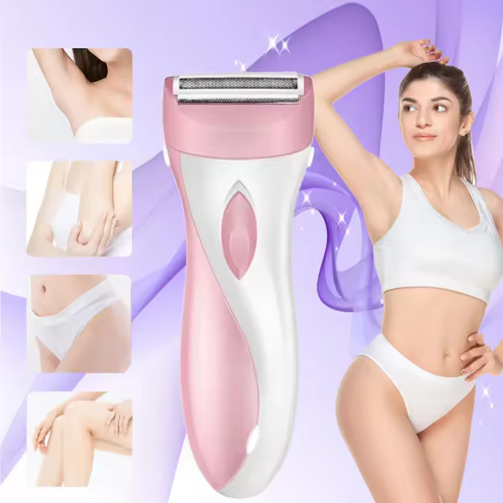 Epilador Eléctrico Para Mujer Recargable Afeitadora Y Trimmer Para Piernas Axilas Y Zona Intima Cuidado Personal Y Belleza - 1