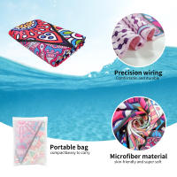 Toalla De Playa De Microfibra HiTurbo Secado Rápido Tamaño Grande 35x71 Pulgadas Toalla De Piscina Super Absorbente Bohe Impresión - details 2
