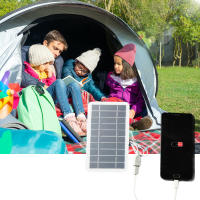 Panel Solar Pequeño 5W 5V Con USB DIY De Silicio Monocrómico Impermeable Para Camping Poder Portátil Panel Solar - details 17