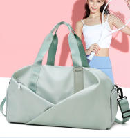 Bolso Deportivo Para Mujer Multifuncional De Viaje Y Gimnasio Con Almacenamiento Seco Y Humedal Bolsa De Mano Para Natación Y Yoga Con Almacenamiento De Zapatillas Bolsa Diaria De Hombro Fin De Semana - details 2