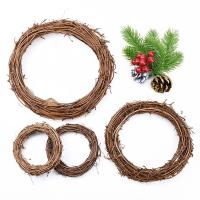 Vine Artificial Para Decoración De Hogar Boda Navidad Y Fiestas 10cm/15cm/20cm Marco Para Wreath DIY Adornos Colgantes Para Puertas Y Jardines - details 11