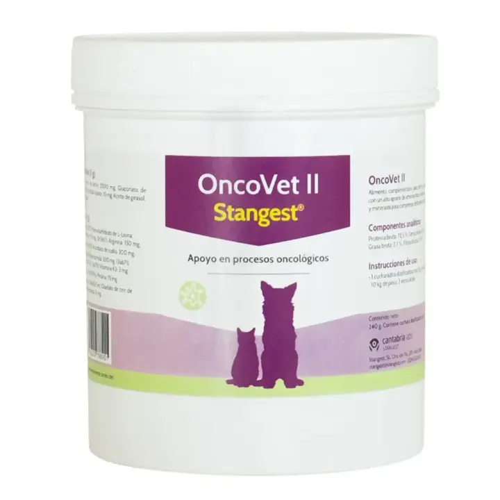 OncoVet II 240 g suplemento multivitaminico para perros y gatos Stangest - 1