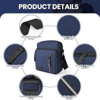 Bolso Cruzado Bolso lateral Pequeño impermeable para hombre con Correa ajustable, Oxford y poliéster - details 1
