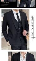 Traje De Boda Italiano Estilo Nuevo 6XL Para Hombre Conjunto De 3 Piezas (Chaleco + Chaqueta + Pantalones) Moda Negocios Formal - details 4