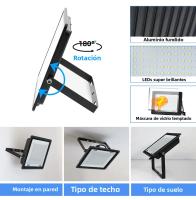 Lámparas De Inundación LED Para Exteriores 10W-300W IP66 Impermeables Luz De Jardín Y Garage Moderno AC220V AC110V - details 6