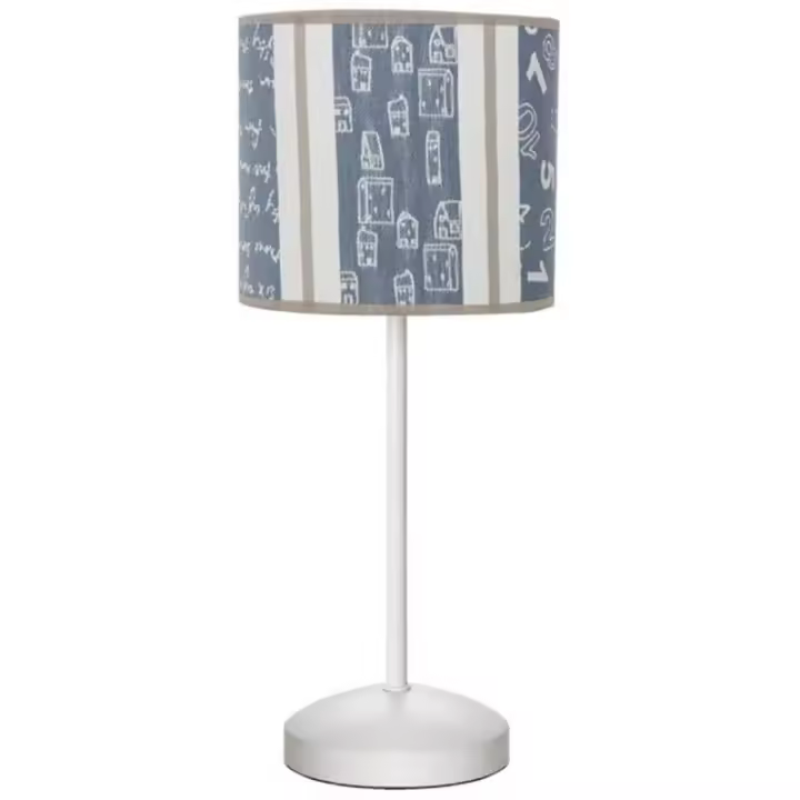 Lámpara de Mesa FABRILAMP Sobremesa Retal Celeste 1xe14 - 1