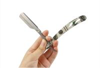 Soporte Para Afeitadora Retro Para Hombres Herramienta De Corte De Cabello Acero Inoxidable Mango Cuchillo Recto Barber Razor Holder - details 9