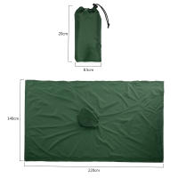 Chaleco Impermeable Multifuncional Tomshoo Con Gorro Para Senderismo Ciclismo Cubierta De Lluvia Poncho Ropa De Exterior Suministros De Camping Suelo De Tenda - details 12