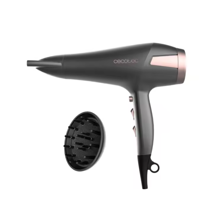 Secador de pelo Cecotec Bamba IoniCare Radiance AC 2500 W tecnología de iones negro - 1