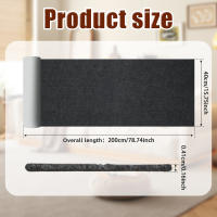 Alfombra De Afilado Para Gatos 40x200cm Autoadhesiva Trimmable Protector De Sofá Y Muebles Tapete De Subida Para Gatos - details 7