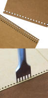 Plantillas De Papel Kraft Profesional Para Manualidades De Cuero 21x19x6.5cm Herramienta De Costura Para Mujer Set De Patrón De Bolso De Cuero DIY - details 1