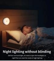 Luz Nocturna Sensor De Movimiento LED RGB Frío Caliente Magnética Para Armario Sala De Estar Cocina Dormitorio Iluminación Ambiental - details 4