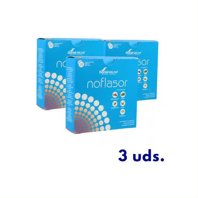 Soria Natural Pack 3 Noflasor 28 Comp - Hierbas y Medicina Tradicional - 1