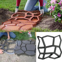 Molde De Cemento Para Paving DIY Plástico Y Concreto Piedra De Pasos Reutilizable Hacer Calle Manualmente Molde De Calle - details 12