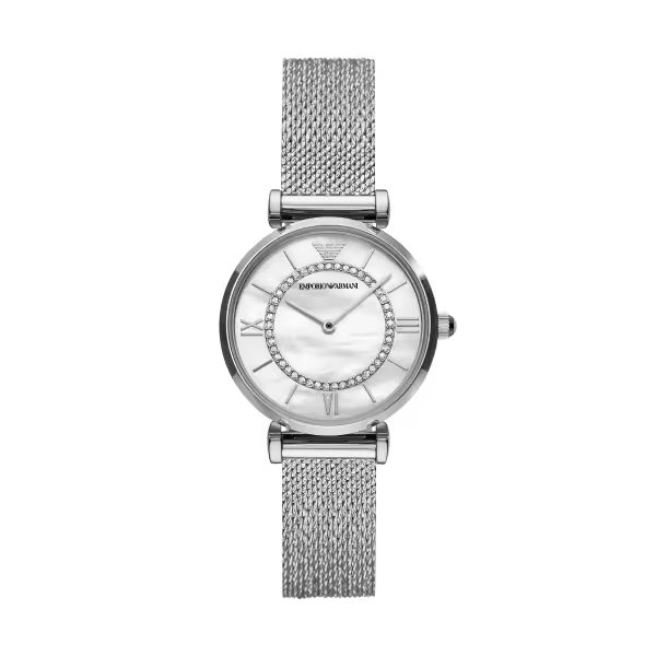 Armani Watch mujer llena de estrellas y norias plateadas - 1