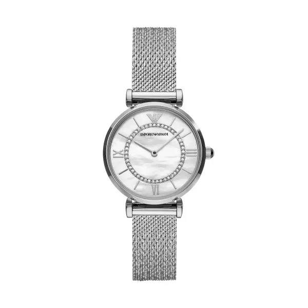 Armani Watch mujer llena de estrellas y norias plateadas - 1