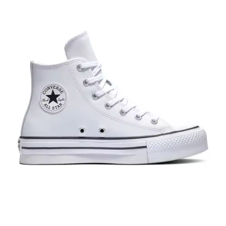 Zapatilla Junior  Converse Lift Hi Piel   Blanco - 1