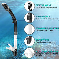 Juego De Snorkel Para Adultos Mascarilla De Natación Con Cámara GoPro Deportes Acuáticos Anti-Vaho Gafas Secas Tubo De Snorkel Profesional - details 17