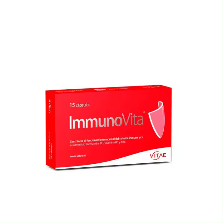 Vitae Immunovita 15 Cápsulas - Refuerza el Sistema Inmunitario - 1