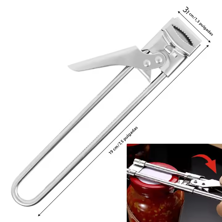 Abrigo De Botellas Y Latas De Acero Inoxidable Multi Función Manuales Para Cocina Y Bar Eco-amigable Herramienta De Corte - 1