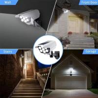 Luz Solar Impermeable LED Exterior Luz De Pared Simulación De Vigilancia Jardín Control Remoto Cámara Falsa Luz De Pared - details 5
