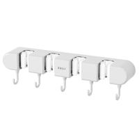 Soporte Para Escoba Y Mopa Adhesivo En La Pared Organizador Multifuncional Para Cocinas Sin Perforaciones Ecológico ABS - details 8