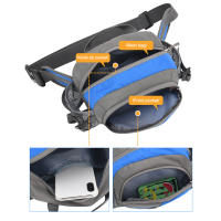 Bolsa De Cintura Para Correr Fanny Pack Hombre Mujer Nylon Impermeable Con Portacolador Para Ciclismo Senderismo Hidratación - details 6