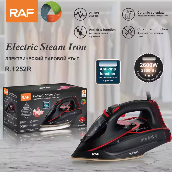 Plancha de vapor doméstica de estándar europeo, plancha colgante de mano, plancha de vapor portátil y fuerte - 1