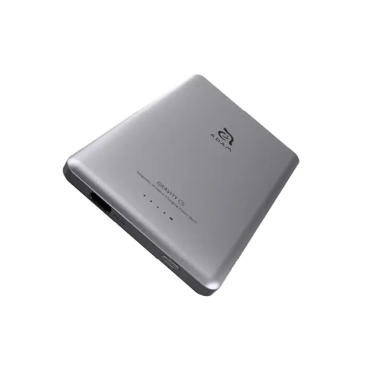 Adam Elements Bateria Gris Ultra Fina Magsafe GRAVITY C5 5000 Mah con Indicador de Carga - 1