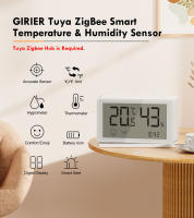 Sensor De Temperatura Y Humedad ZigBee Tuya Smart Girier Compatible Con Alexa Y Hey Google Termómetro Digital Para Interior - details 0